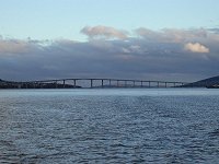 Tasman Bridge, view from the Derwent River next to Geilston Bay