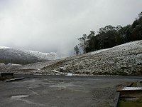 Ronny Creek car park (snow storm is coming on the horizon)